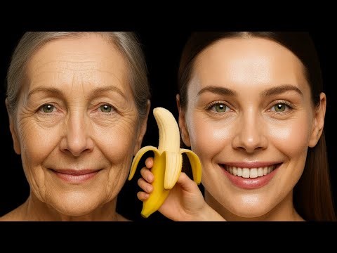 Banana Erases All Wrinkles Even at 70! Anti Aging Skin Care Recipes