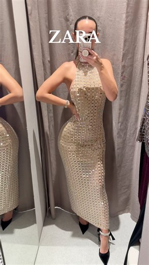 The best dress Zara has ever made! So gorgeous. #zara #zaradress Zara try on