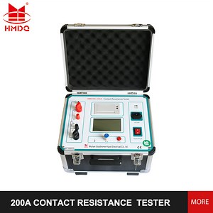 [Hot Item] Digital Automatic 100A Contact Resistance Micro-Ohm Meter 200A Loop Contact Resistance Tester Circuit Breaker Loop Resistance Test Set Set with Printer