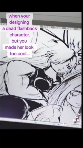 drawing a panel #mangaart #manga #anime #comicart