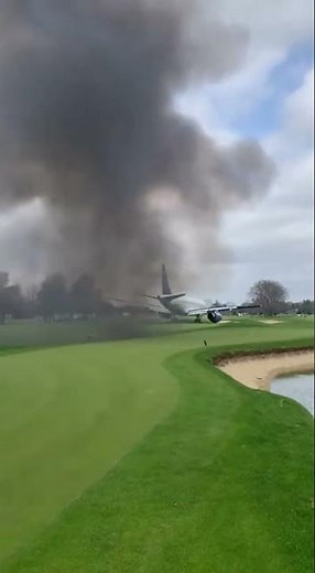 Flames Erupt From Aircraft During Crisis Landing #crash #plane #terrifying