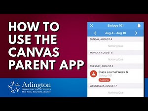 How to use the Canvas Parent App