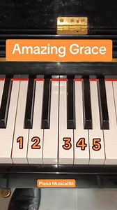 Amazing grace with two hands #piano #pianotutorial #pianolesson #short #pianomusicalite | Piano Musicalité