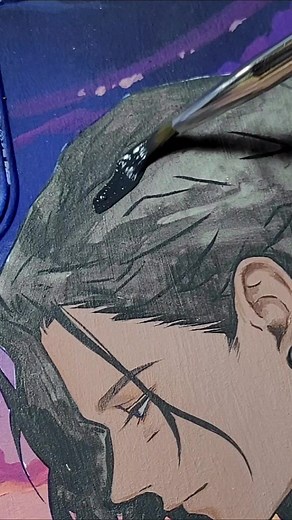 Suguru🥺💜 #anime #animeart #handpainted #jjk #jujutsukaisen #satosugu #getosuguru #geto