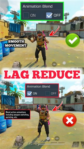 ✅ Best Animation Blend settings in CODM BR 🔥💯 Codmobile Tips and Tricks #shorts #codmbr #codmiphone