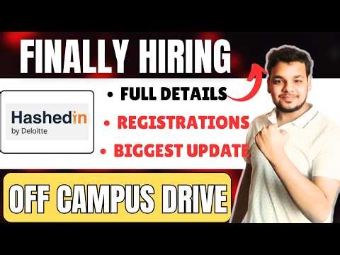 HashedIn By Deloitte Finally Hiring Announced | Hackerearth , Globallogic | Off Campus Drive