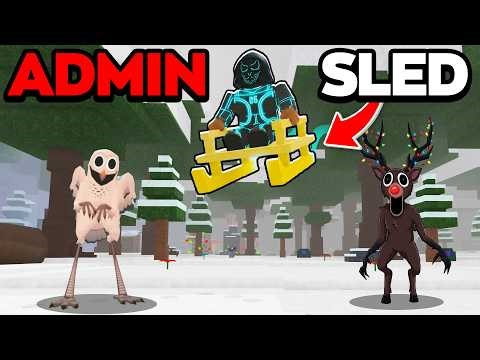 I Used The NEW ADMIN SLED in 99 Nights in The Forest!