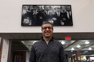 16K LEGO bricks make up MLK mosaic hanging at Ann Arbor District Library