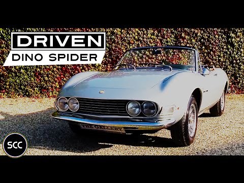 FIAT DINO SPIDER 2000 1967 - Test drive in top gear - V6 2.0L Engine sound | SCC TV