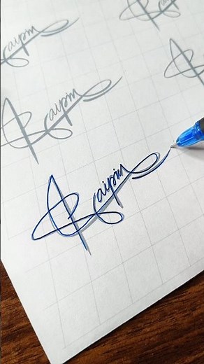 Step-by-Step Signature Writing | Improve Your Signature Style Today #signature #viral #professional