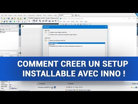 Comment créer un setup exécutable avec Inno Compiler