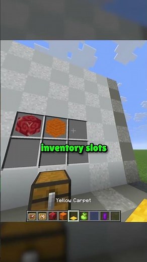 Item Frames = Item Slots #minecraft