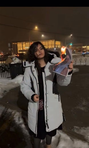 This Iranian woman lit her cigarette with a burning paper that had Ayatollah on the cover. Far left liberal women need to see what real feminism looks like. | Firearms trainer-Marine- Tori Branum