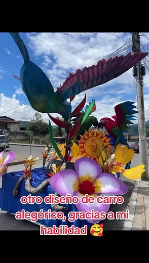 Diseño de Carro Alegórico: Arte y Habilidad de Darwin Zuña