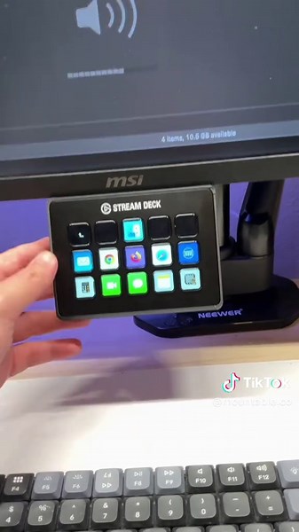 Worlds First Mountable StreamDeck #elgato #gaming #streamdeck