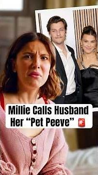 Millie Calls Husband Her “Pet Peeve” #shorts #milliebobbybrown #jakebongiovi