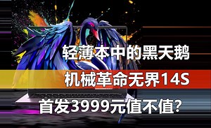 轻薄本中的黑天鹅 机械革命无界14S 首发3999元值不值？_哔哩哔哩_bilibili
