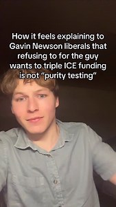 No, not throwing my weight behind someone who wants to increase funding to the Gestapo kidnapping people off of the streets is not in fact purity test testing | Willz.talks
