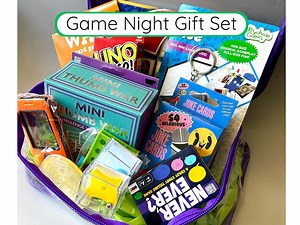 Game Night for Kids Game Night Gift Set Travel Games for Kids Party Games Family Games Custom Gift Box for Children Travel Bag of Games - Etsy