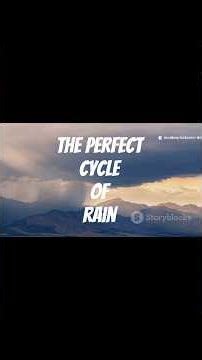 The Perfect Cycle of Rain: From Clouds to Rivers! #RainCycle #WaterCycle #ClimateEducation #Ecology
