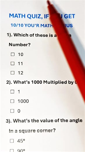 Challenging Math Quizzes: Test Your Skills Now
