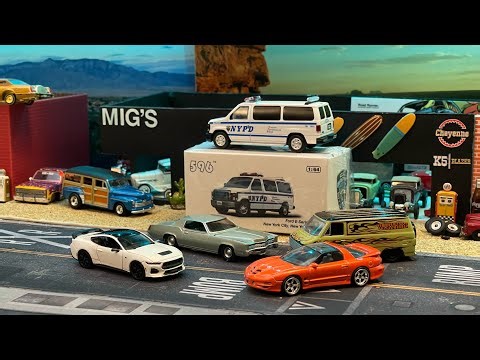 Hot Wheels 2002 Firebird WS6 | 596 Model E350 NYPD Van | GL 24 Mustang GT 5.0 | #diecast