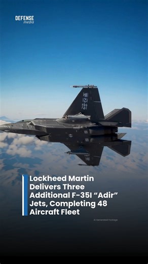 The Israeli Air Force has received three new F-35I “Adir” jets, bringing its fleet of advanced fifth-generation fighter aircraft to 48 in total. These additional jets arrived at Nevatim Air Base after being manufactured by Lockheed Martin and delivered from the United States under an existing procurement plan. The F-35I models are customized to integrate with national systems and will be allocated to existing operational squadrons as part of ongoing capability development. The deliveries are par