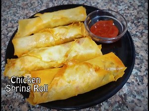 Chicken Spring Rolls | Spring Rolls Recipe ~ Priyanka's Wonderland