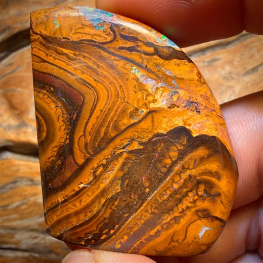 116.9cts - Tribal Australian Boulder Opal Massive Stone Bargain