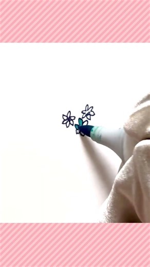 🩵 Tiny Blue Crocus | Spring Flower Drawing ASMR ✍️ #shorts