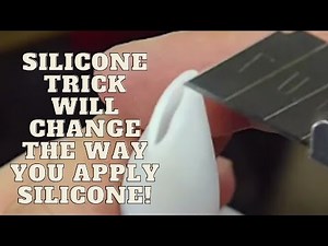 Trick to Cutting a Silicone Tip. Trick Will Change the Way You Apply Silicone