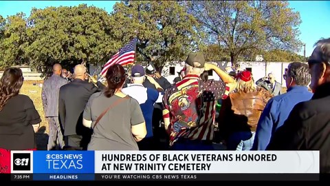 Hundreds of Black veterans honored at New Trinity Cemetery