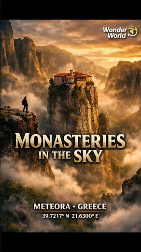 The Monasteries Built on Impossible Cliffs | Meteora Greece