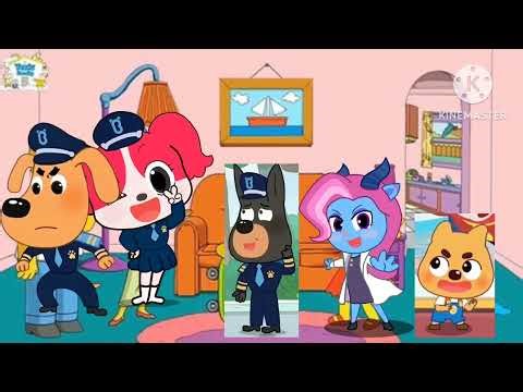 Finger Family Sheriff Labrador | Nursery Rhymes for Children & Kids Songs