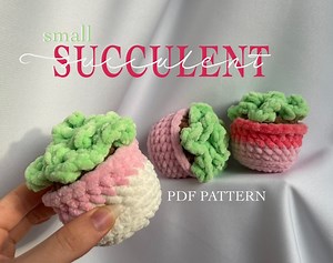 Small Succulent - CROCHET PATTERN - Beginner Friendly - Etsy