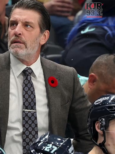 The @SeattleKraken are 8-0-2 in the last 10 games and didn't lose in regulation last night, forcing OT, so it's assumed Softy is safe with Lane Lambert. 😂😂 Lambert's funny story about wearing the same suit came to an end with the Stanley Cup. Listen for more by searching for “933 KJR” on the @iheartradio app or at the link in bio. #iheartradio #NHL