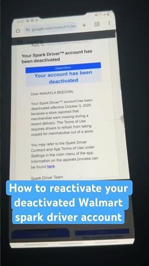 How to reactivate your spark driver account #walmartspark #gigs #walmartsparkdriver #gigeconomy