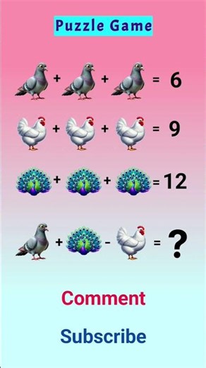 Puzzle Game / Brain Game #mathstricks #numbergame