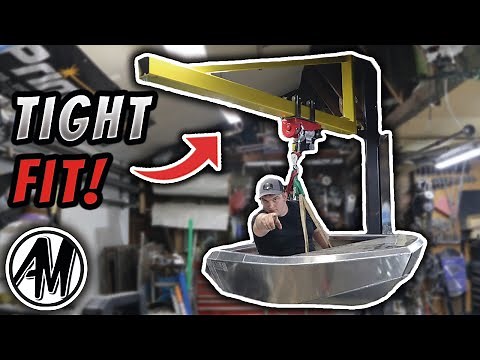 Making A Workshop Jib Crane in 15 Minutes