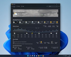 Konsep Keren Aplikasi Weather di Windows 11