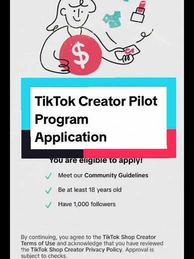 TikTok Creator Pilot Program Application Guide
