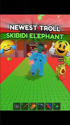 NEWEST TROLL SKIBIBDI ELEPHANT🚽🐘 #roblox #usa #brainrot #stealabrainrot