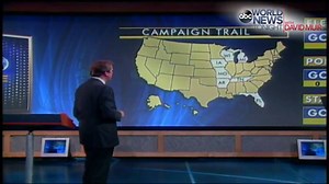 THE FINAL SPRINT - 11/6/2000: With 1 day to go, Peter Jennings anchors "World News Tonight" from ABC News election headquarters - breaking down the 7 states that would decide Bush vs. Gore. http://abcn.ws/2f5iWdj | ABC World News Tonight with David Muir