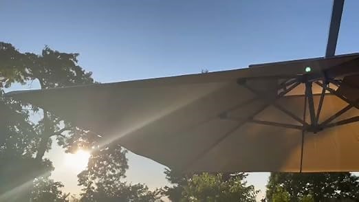 Patio umbrellas for family gatherings