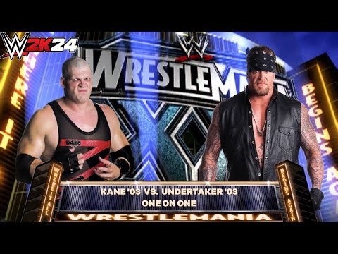 WWE 2k24 - Kane '03 vs Undertaker '03: Single Match at Wrestlemania XX