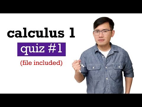 my calculus 1 quiz: basic limits (no L'Hospital's Rule)