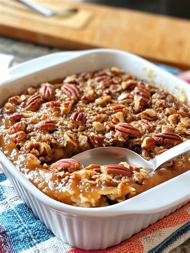 Pecan Pie Cobbler- Don't LOSE this Recipe 😋 I love this quick & easy recipe .... Ingredients: For the topping: 1 cup all-purpose flour 1/2 cup granulated sugar 2 teaspoons baking powder Recipe in (c.o.m.m.e.n.t ). | My Heavenly Recipes