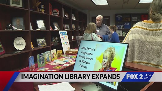 Dolly Parton’s ‘Imagination Library’ expands to Madison County, Illinois