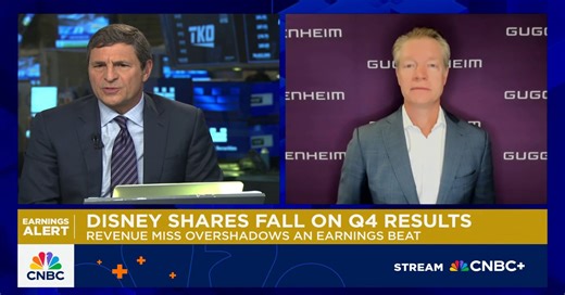 Guggenheim's Michael Morris: Here's what to make of Disney's latest quarter