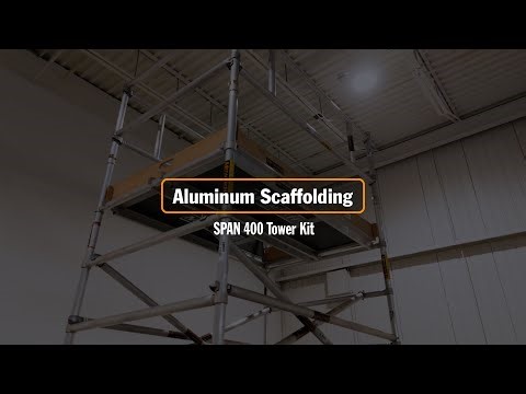 Aluminum Scaffolding SPAN 400 - NARROW TOWER KIT / Metaltech